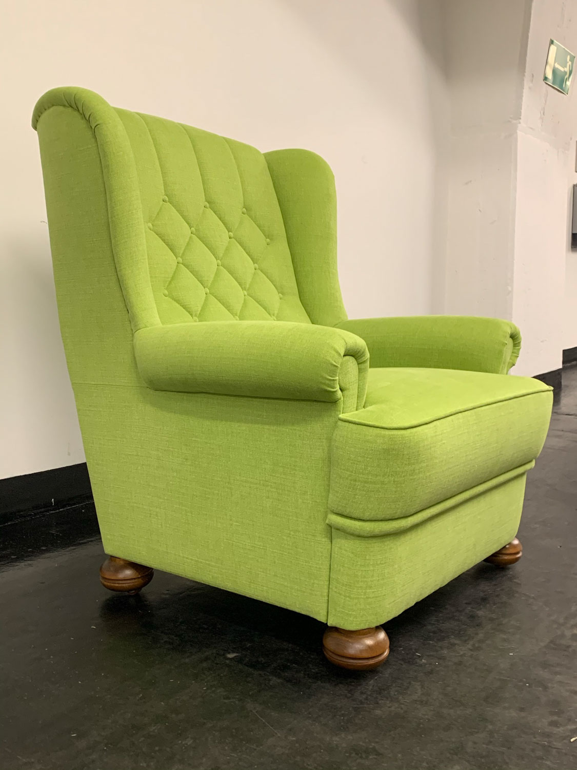 grüner Sessel