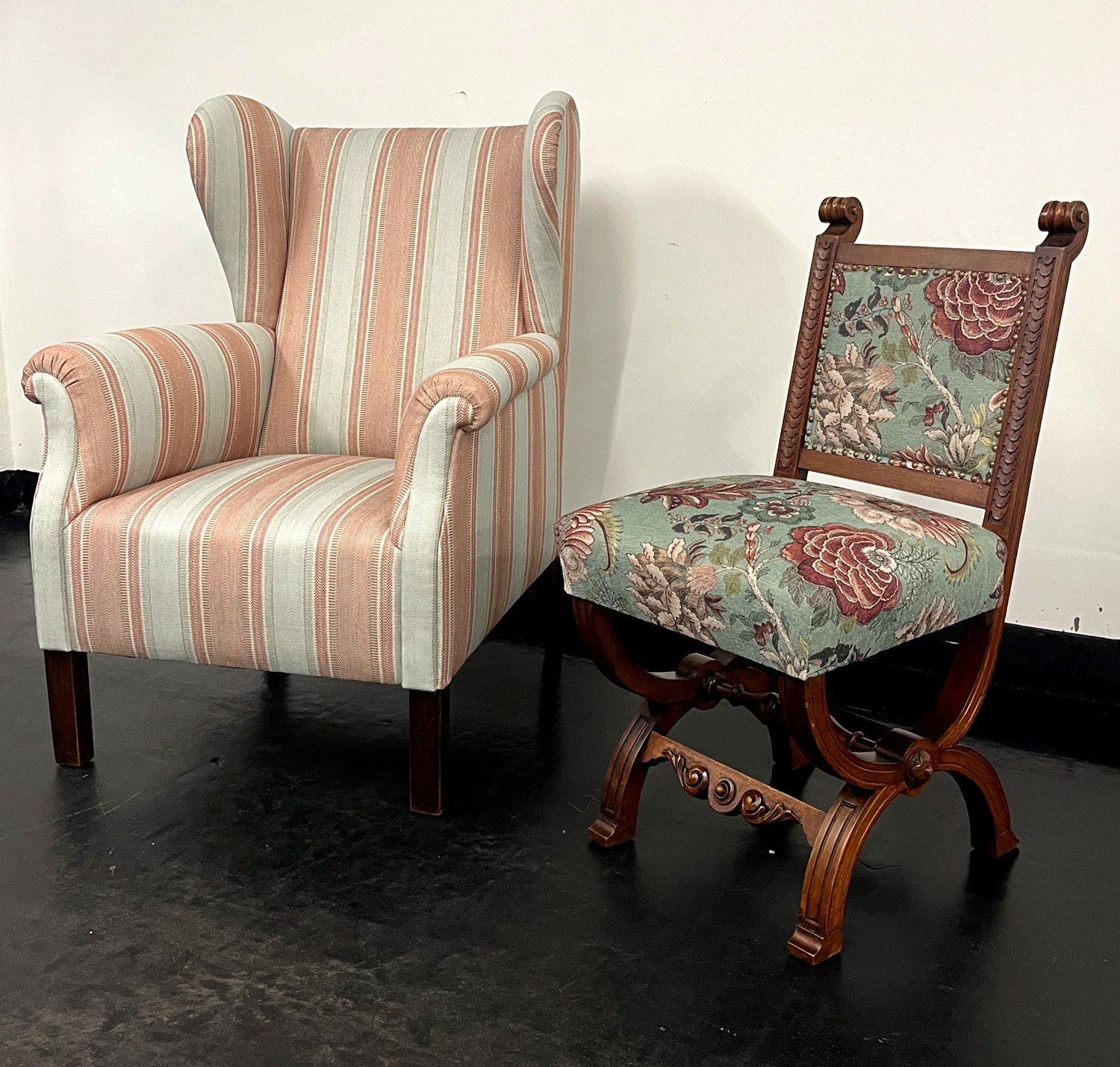 Sessel mit neuer Polsterung