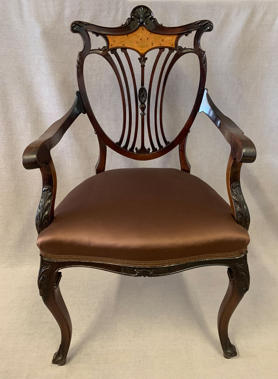 Stuhl mit neuer Polsterung